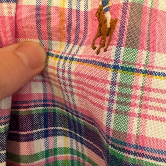 Ralph Lauren Cotton Plaid Button Down Shirt / large - Picture 2 of 12